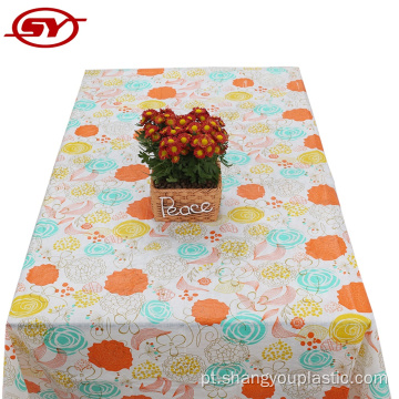 Venda quente Descartável PEVA Flannel Table Capa